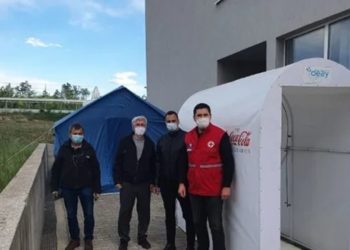 U Ljubuškom postavljen prvi dezinfekcijski tunel