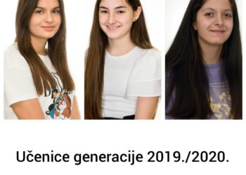 Učenice generacije Osnovne škole Marka Marulića Ljubuški