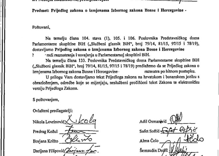 Donosimo SDA-ov i HDZ-ov Prijedlog izmjena Izbornog zakona BiH vezan za izbore u Mostaru
