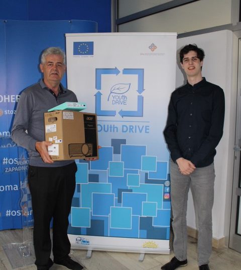Donacija EU školama na području ŽZH kroz projekt Youth Drive