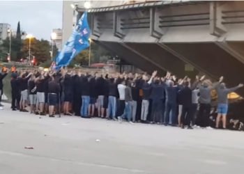 Torcida je sinoć našla način kako bodriti Hajduk