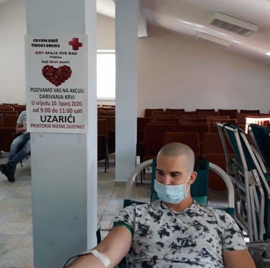 Široki Brijeg: Na Uzarićima prikupljena 31 doza krvi