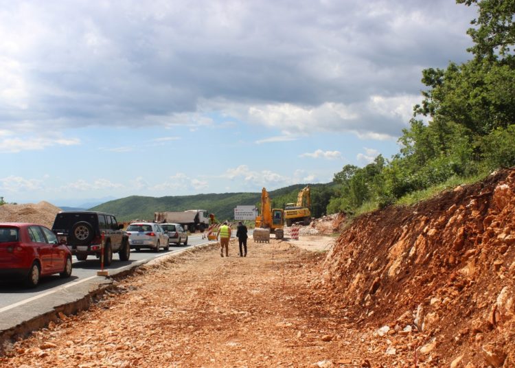 Radovi na Vraniću u punom zamahu