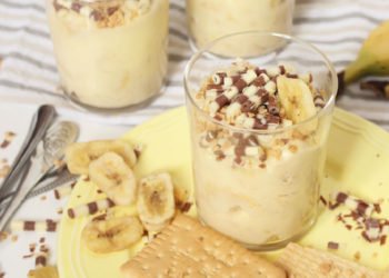 Banana desert u čaši