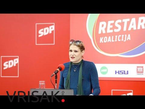 Cirkus od Restart koalicije: SDP-ovka predstavljala program za kulturu pa se pogubila