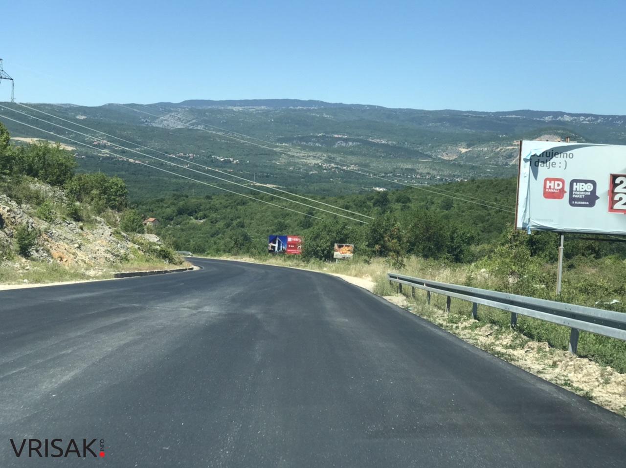 Asfaltom presvučena “Musina strana” na dionici Privalj – Grude