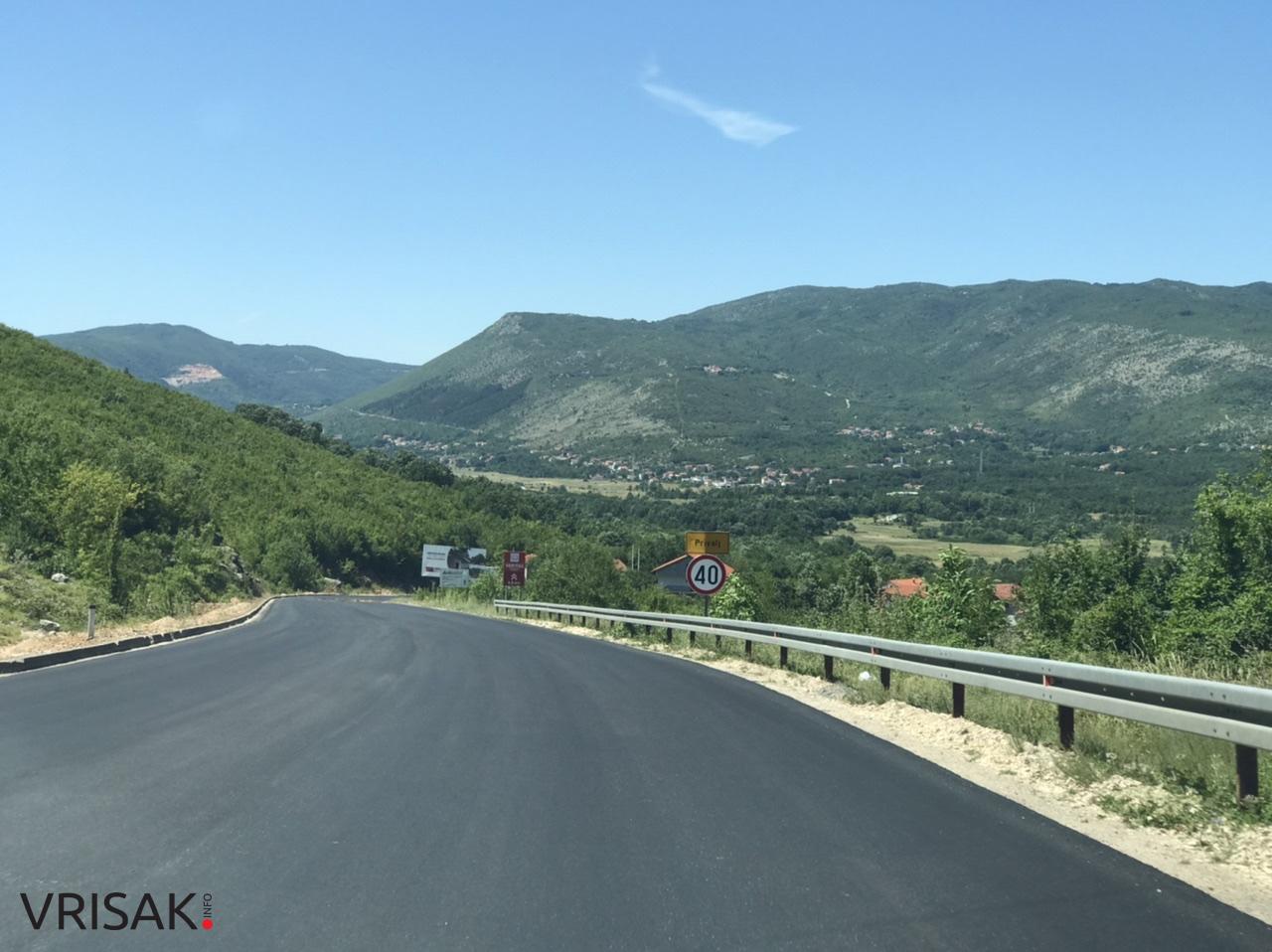 Asfaltom presvučena “Musina strana” na dionici Privalj – Grude