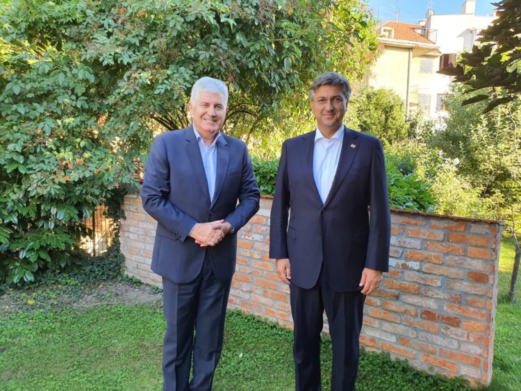 Dragan Čović i Andrej Plenković se sastali u Zagrebu