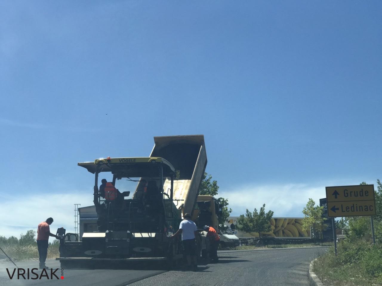 Asfaltom presvučena “Musina strana” na dionici Privalj – Grude