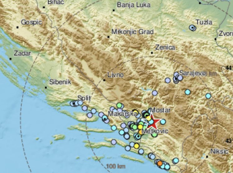 Jak potres zatresao Hercegovinu