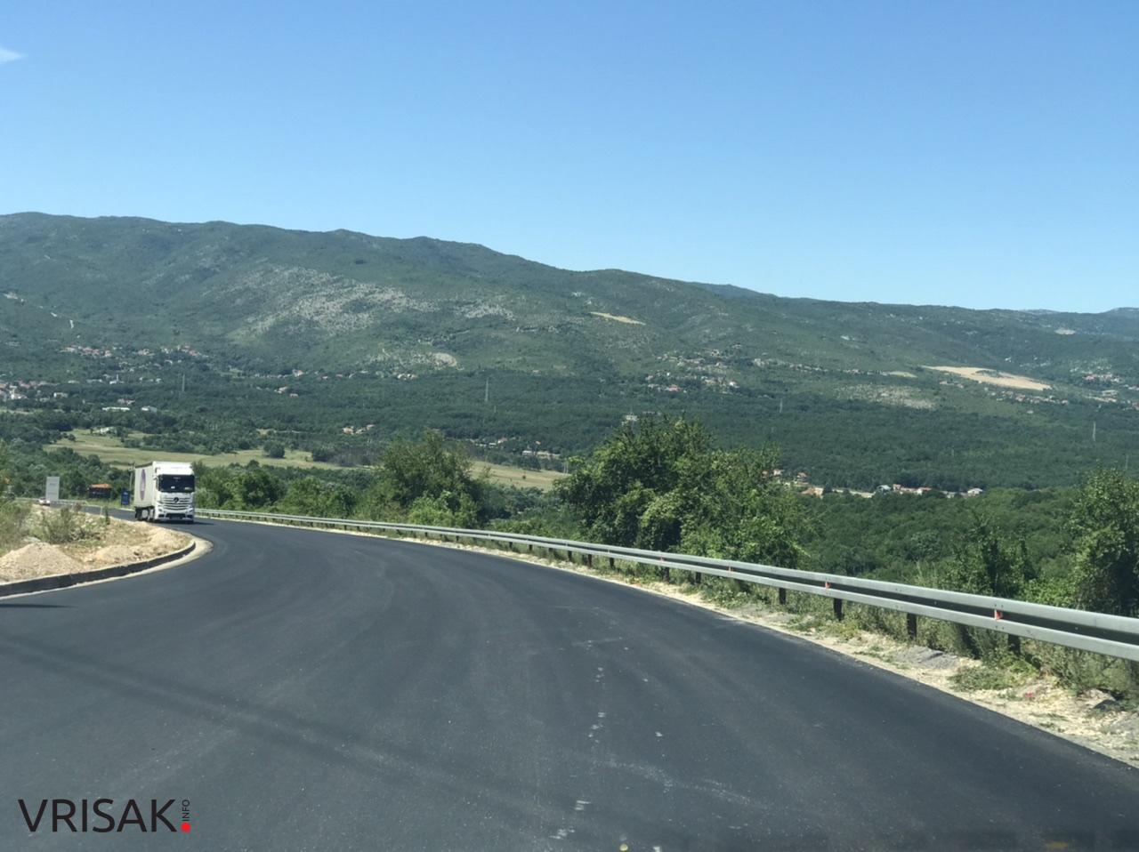 Asfaltom presvučena “Musina strana” na dionici Privalj – Grude