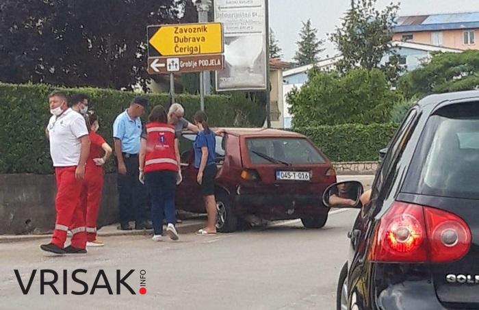 Široki Brijeg: Prometna nesreća na Trnu