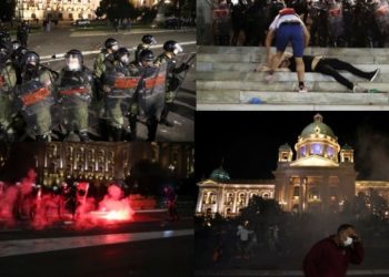 Kaos i neredi u Beogradu: Policija i prosvjednici tukli su se satima