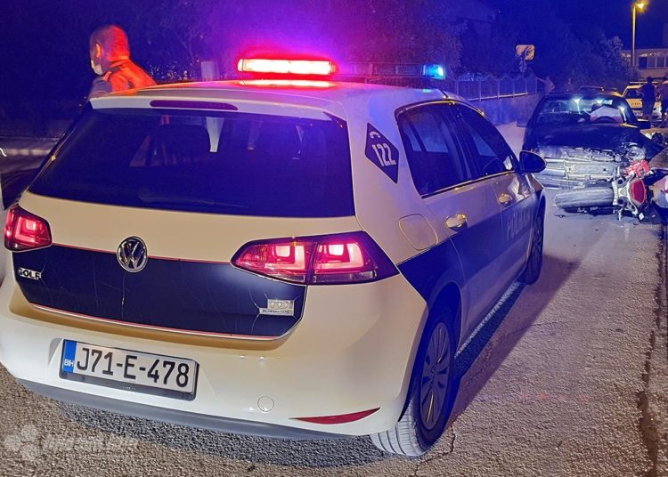 Mostar: Teško ozlijeđen motociklist u prometnoj nesreći