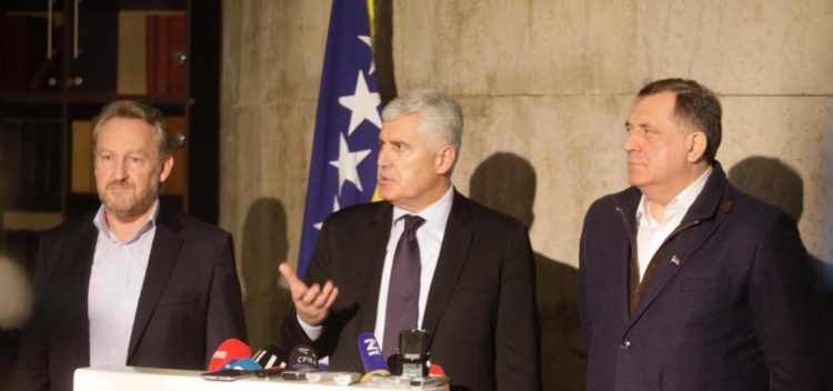 Danas sastanak Dodika, Čovića i Izetbegovića u Istočnom Sarajevu
