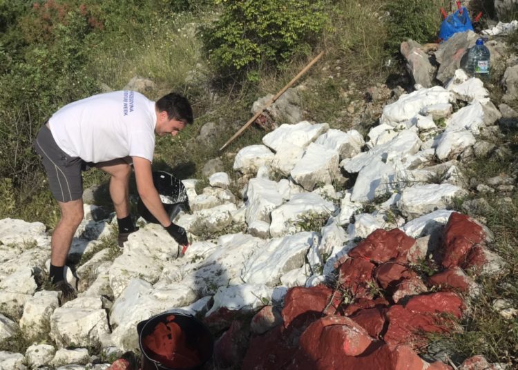 Gradu za rođendan: Očišćen grb iznad Širokog Brijega