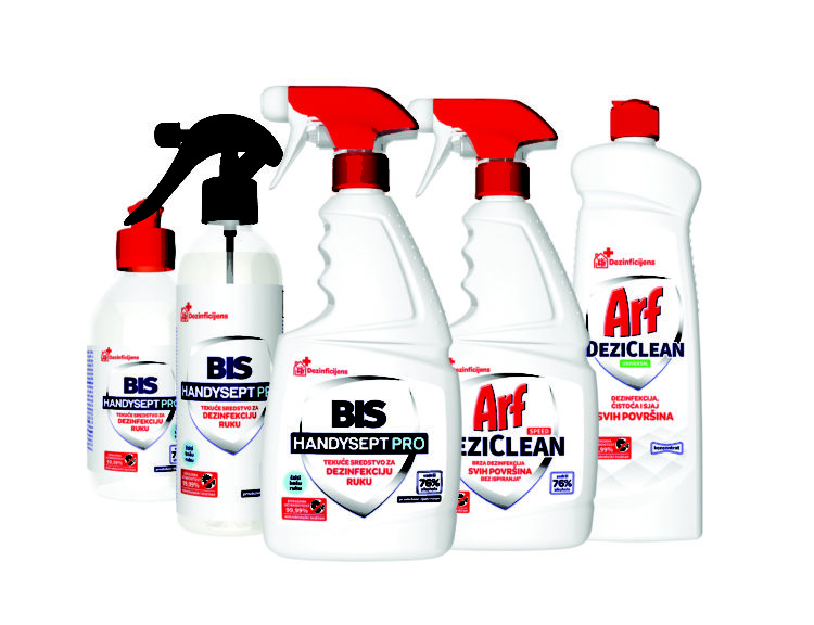 Saponia je za svoje proizvode BIS HANDYSEPT i ARF DEZI-CLEAN dobila atest o djelotvornosti protiv koronavirusa