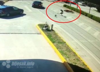 Motociklist teško ozlijeđen u Posušju