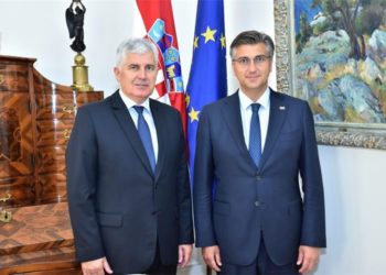 Plenković: Podupirat ćemo nastojanja predsjednika Čovića i HNS da se izmjeni Izborni zakon BiH