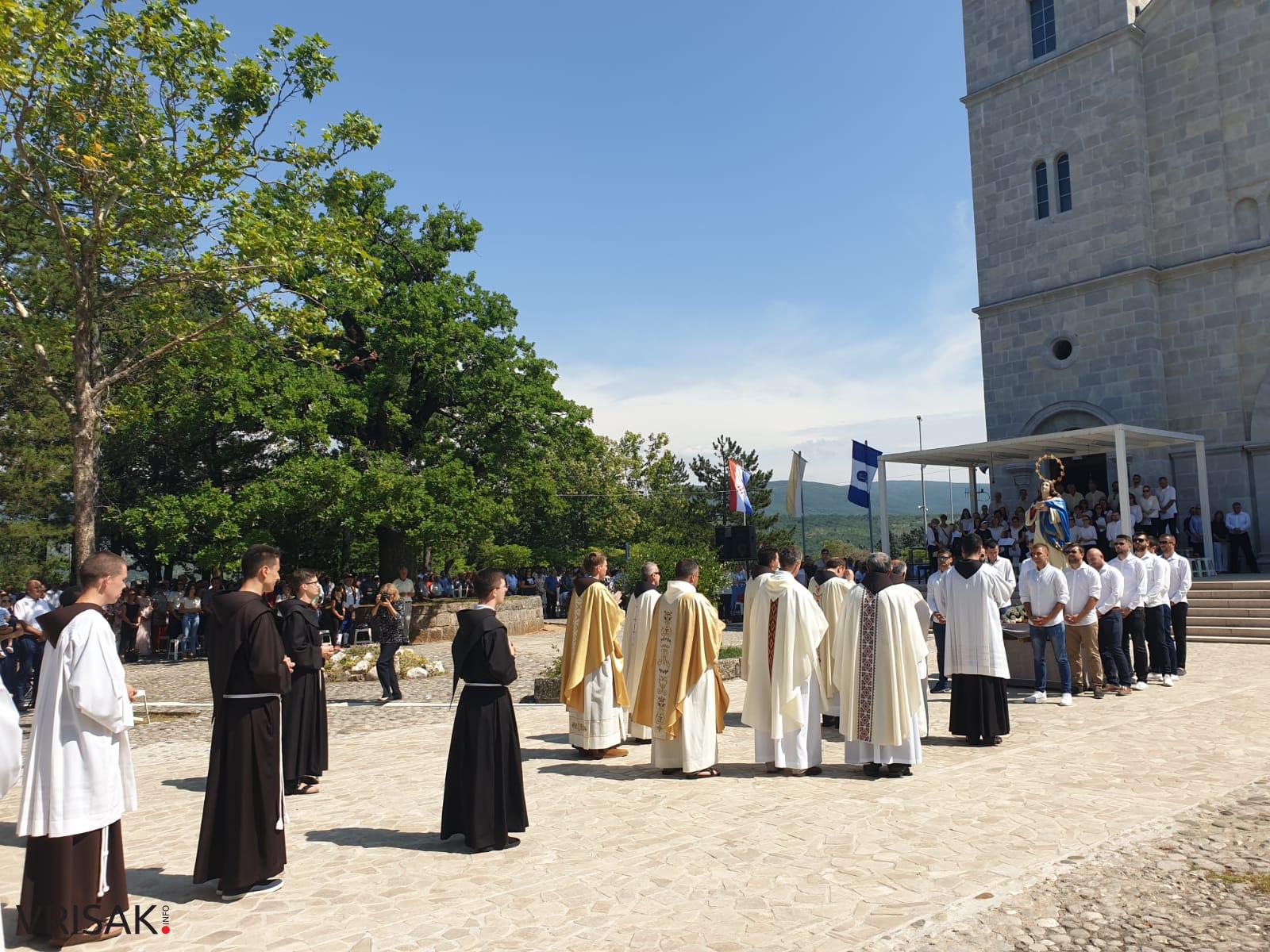 Na Širokom Brijegu svečano proslavljen blagdan Velike Gospe