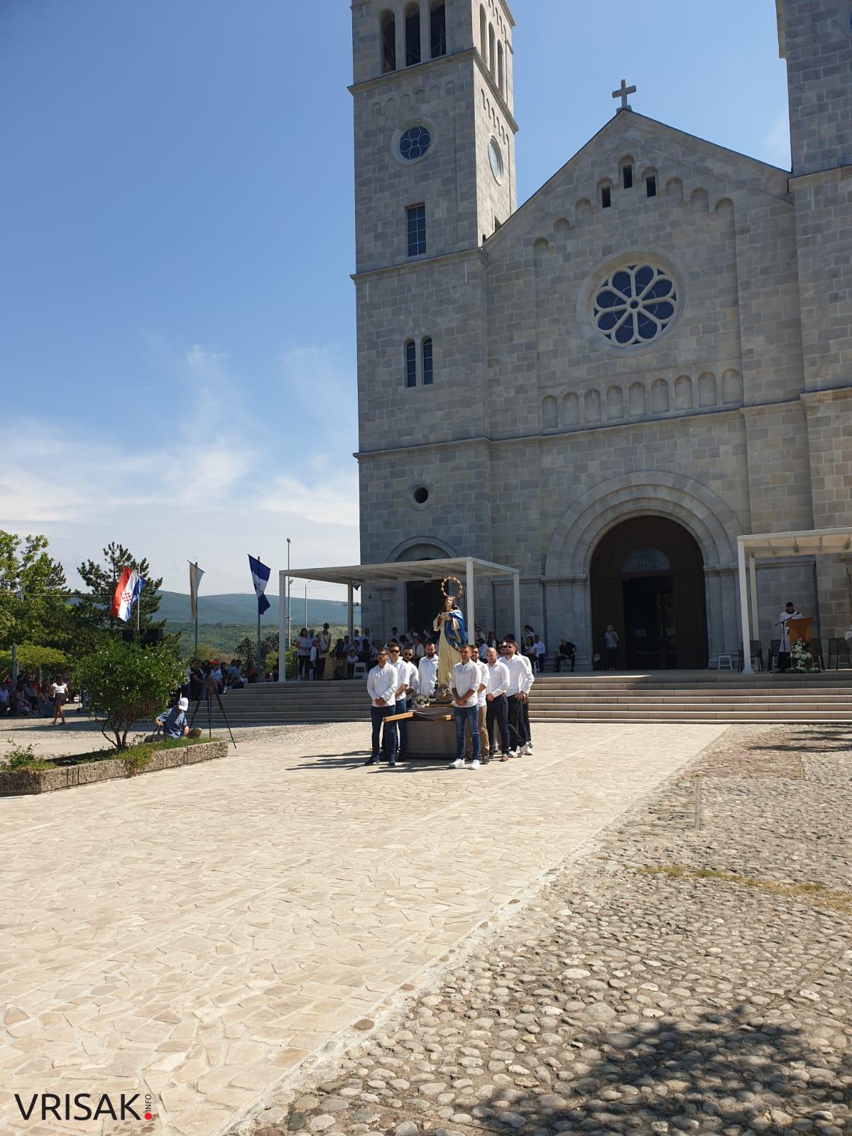 Na Širokom Brijegu svečano proslavljen blagdan Velike Gospe
