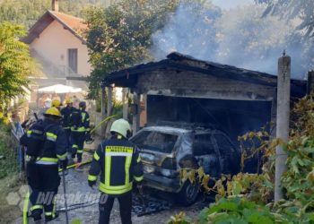 Mostar: Izgorjeli garaža i automobil