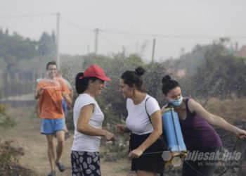 Borba s požarom u Krivodolu: Mještani spasili selo