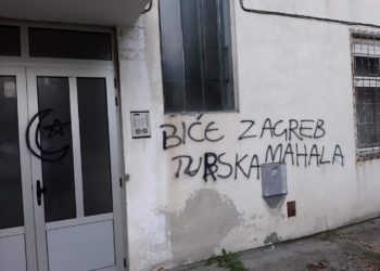 U Vitezu osvanuo grafit “Biće Zagreb turska mahala”