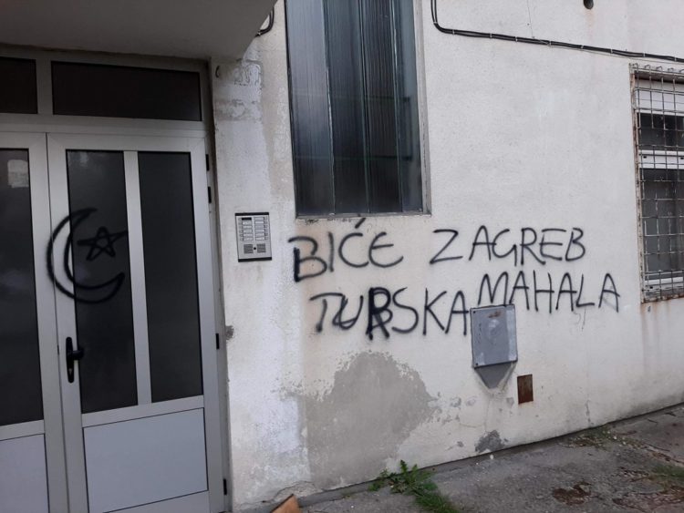 U Vitezu osvanuo grafit “Biće Zagreb turska mahala”
