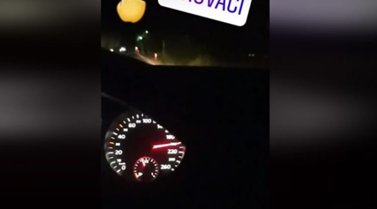 Divlja vožnja: Duvnjak “letio” selom 200 km/h