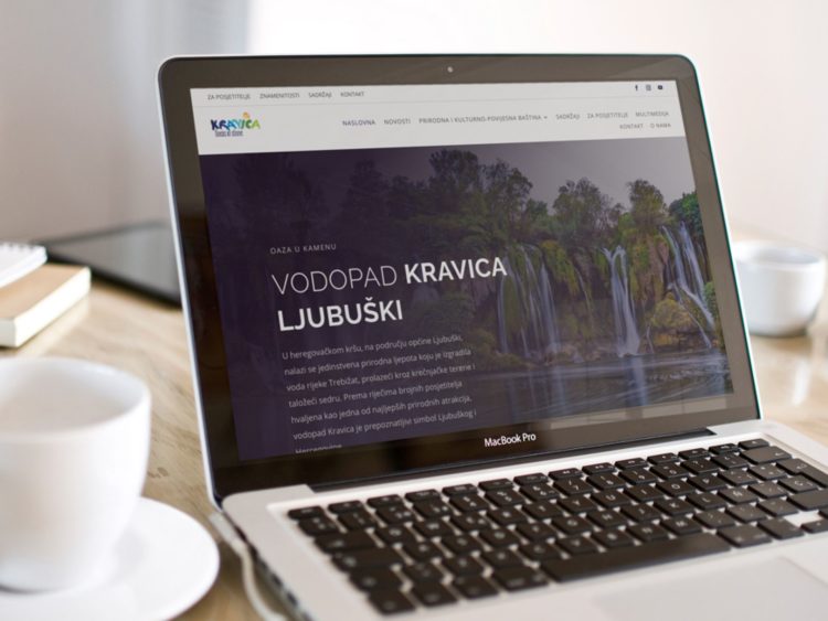 Vodopad Kravica ima novu web stranicu