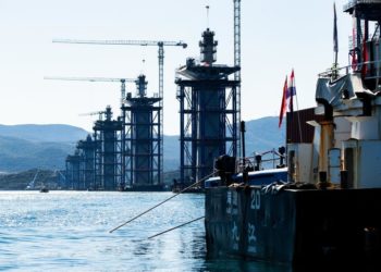 Pogledajte kako napreduju radovi na Pelješkom mostu (Video&Foto)