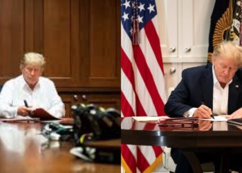 Bijela kuća objavila fotografije Trumpa kako radi u bolnici