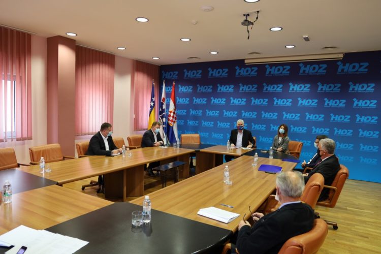 Predsjednik Čović primio u posjetu izaslanstvo HAZU-a BiH