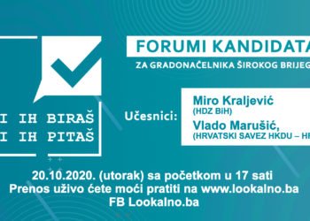 Miro Kraljević i Vlado Marušić u utorak će se sučeliti pred građanima