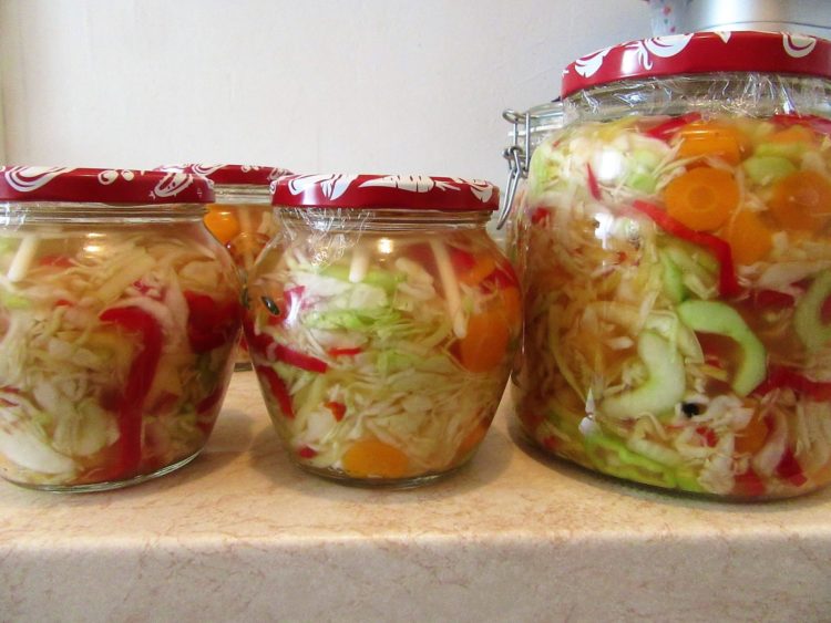 Priprema zimnice: Miješana salata