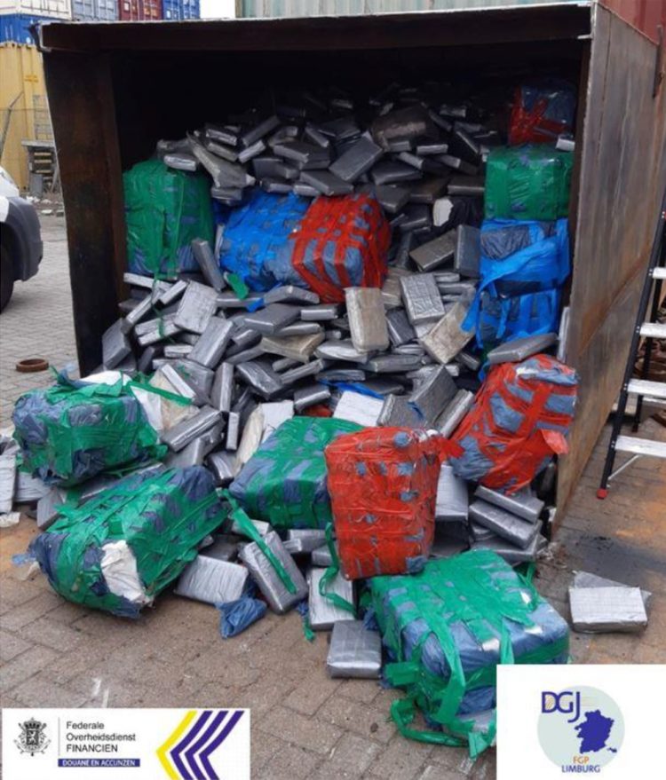 U Belgiji zaplijenili rekordnih 11.5 tona kokaina, vrijednost mu je 450 milijuna eura