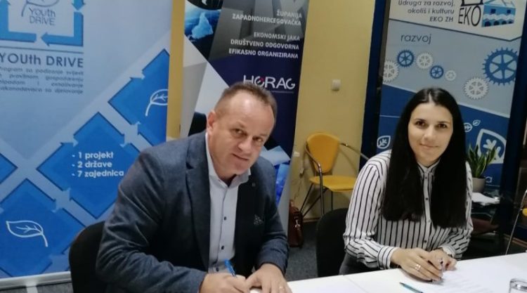 Potpisan sporazum o suradnji JU Razvojne agencije ŽZH – HERAG i Udruge za razvoj, okoliš i kulturu EKO -ZH