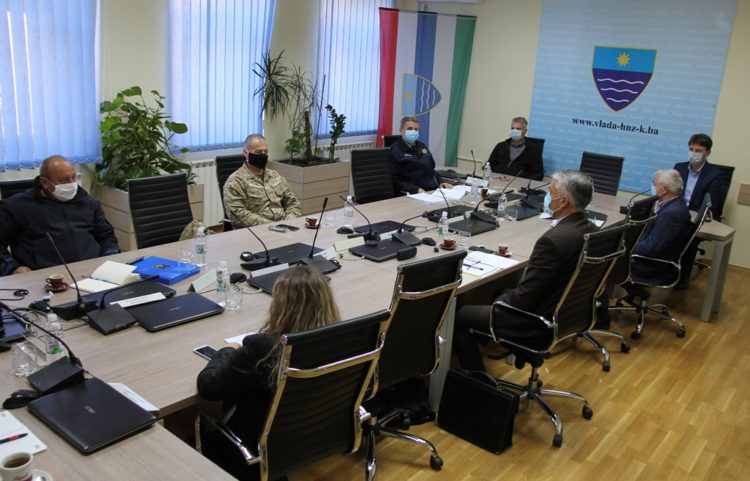 Sastanak pregovaračkih timova članova Vlade i sindikata policije HNŽ