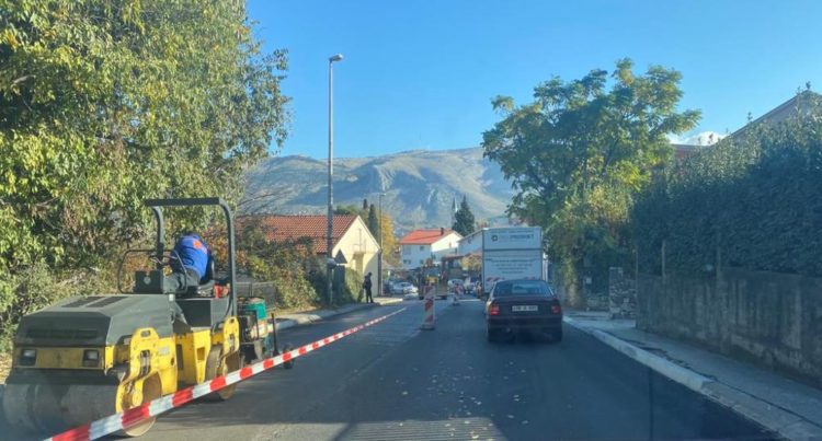 Zbog radova otežan ulazak u Mostar iz smjera Širokog Brijega