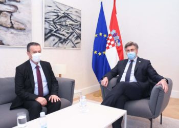 Kandidat za načelnika Tomislavgrada Jozo Bagarić u Zagrebu se sastao s Plenkovićem