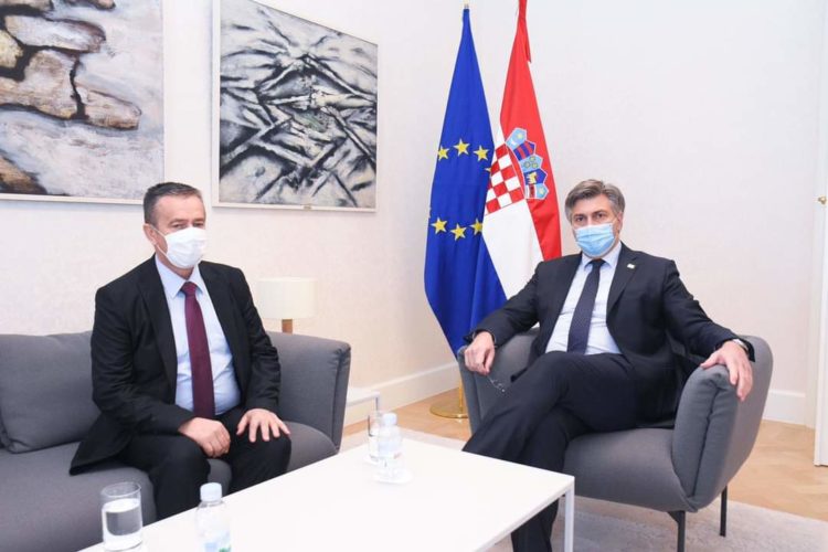 Kandidat za načelnika Tomislavgrada Jozo Bagarić u Zagrebu se sastao s Plenkovićem