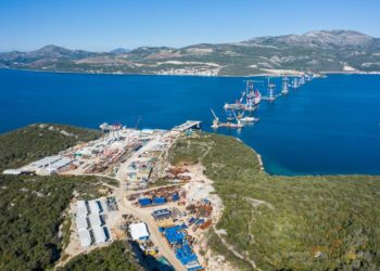 Na gradilištu Pelješkog mosta radi se punom parom