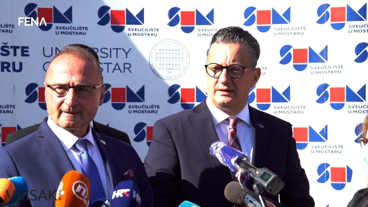 Grlić Radman u Mostaru: Izborni zakon BiH ide na štetu Hrvata, treba ga mijenjati