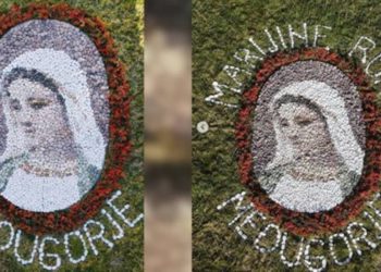 Broćanke napravile Gospin lik u mozaiku od kamenčića