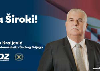Miro Kraljević: Nastavljamo raditi zajedno, dosljedno i odgovorno za naš Široki Brijeg