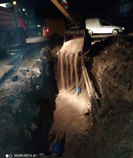 Ljubuški: Pogledajte kako su vrijedni djelatnici JP Parkovi radili cijelu noć na otklanjanju kvara