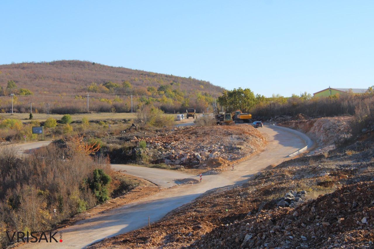 Široki Brijeg-Međugorje: U tijeku radovi na rekonstrukciji ceste na Polugrini