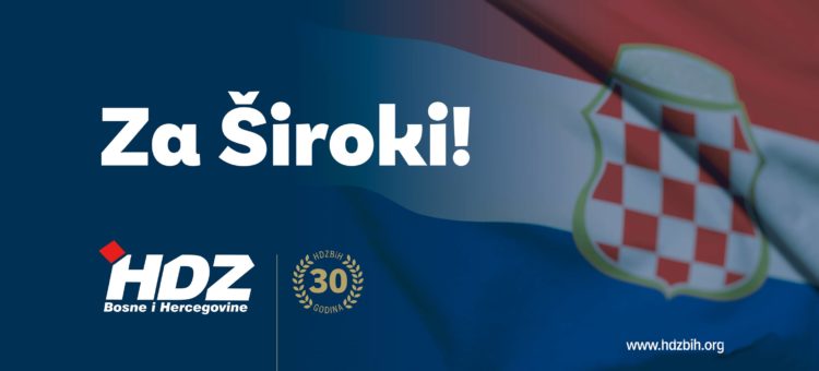 Realizirani i planirani projekti u Širokom Brijegu razlog su za podršku HDZ-u BiH