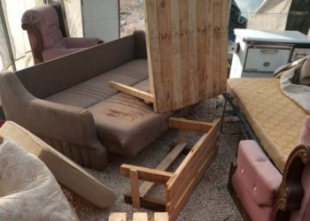 Demoliran braniteljski šator na Bijači